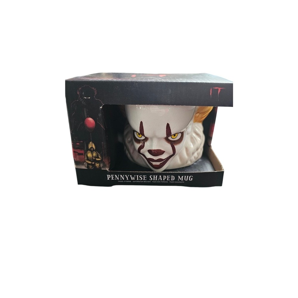NEW Paladone Pennywise Shaped Mug IT Horror‎ Movie Drinkware Coffee Tea Cup Mug